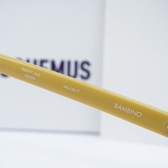 Jacquemus BAMBINO JAC/42 C7 Cat Eye Sunglasses - Banana/Brown - Picture 7 of 11